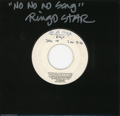 Ringo Starr 1975 No No Song U.S. 7-inch Test Pressing