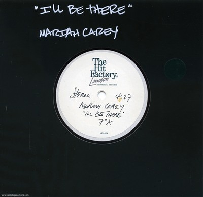 Mariah Carey 1996 Ill Be There U.K. 7-inch Acetate