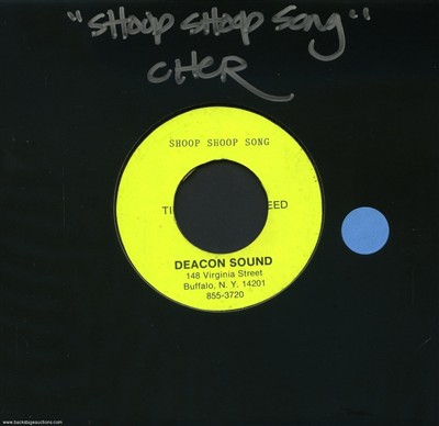 Cher 1991 The Shoop Shoop Song U.S. 7-inch Acetate
