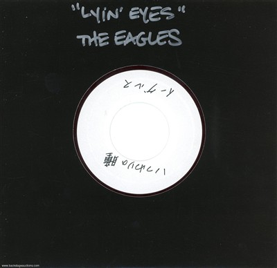 Eagles 1975 Lyin Eyes Japan 7-inch Acetate
