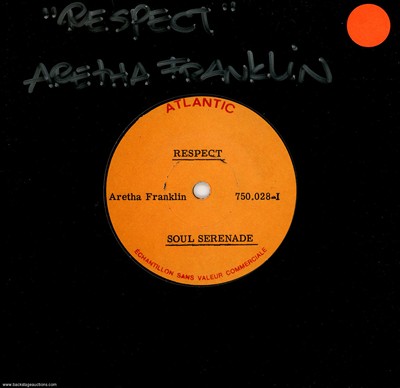 Aretha Franklin 1967 Respect Lot of 2 France / Greece Test Pressing 7-inch Singles