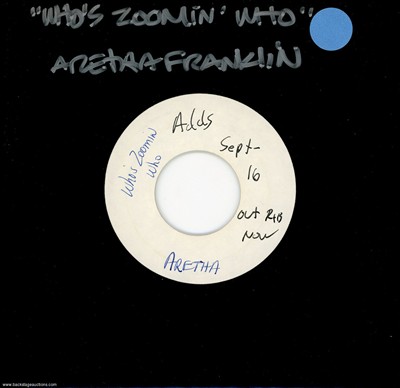 Aretha Franklin 1985 Lot of 2 U.S. Test Pressing 7-inch Singles