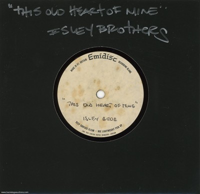 The Isley Brothers 1967 This Old Heart Of Mine U.K. 7-inch Acetate