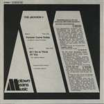 The Jackson 5 1975 Forever Came Today Germany 7-inch Test Pressing