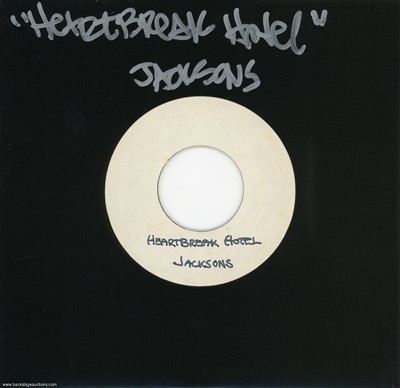 The Jacksons 1980 Heartbreak Hotel U.S. 7-inch Test Pressing