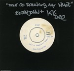 Elton John & Kiki Dee 1976 Dont Go Breaking My Heart U.K. 7-inch Test Pressing