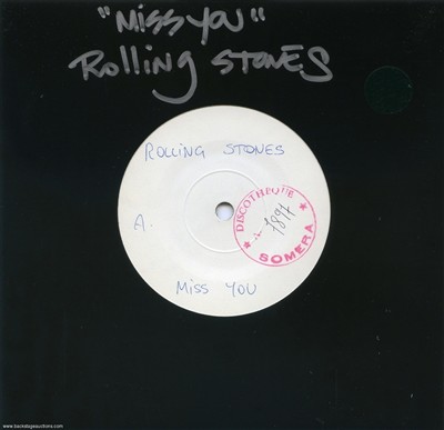 The Rolling Stones 1978 Miss You Spain 7-inch Test Pressing