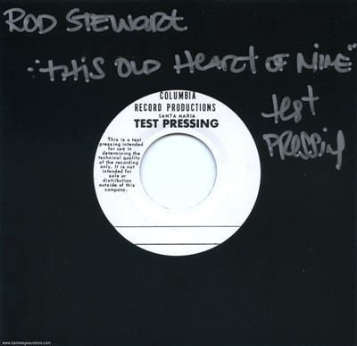 Rod Stewart 1975 This Old Heart Of Mine U.S. 7-inch Test Pressing