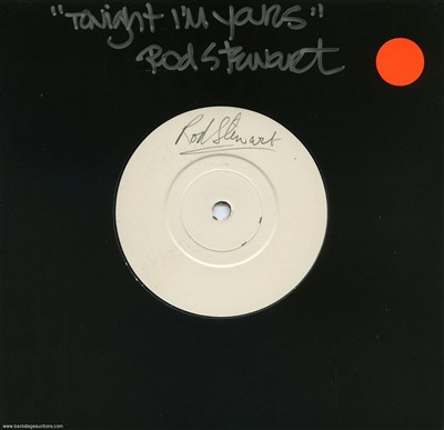 Rod Stewart 1981 Tonight Im Yours U.K. 7-inch Test Pressing