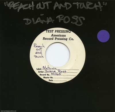 Diana Ross 1971 - 1976 Lot of 3 U.S. 7-inch Test Pressings