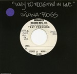 Diana Ross 1981 - 1985 Lot of 4 U.S. / France 7-inch Test Pressings
