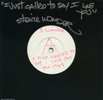 Stevie Wonder 1984 I Just Called To Say I Love You Lot of 2 U.K. / Italy 7-inch Test Pressings