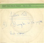 Jethro Tull 1974 Bungle In The Jungle The Netherlands 7-inch Test Pressing