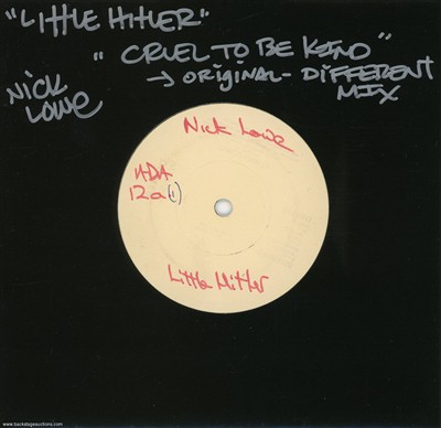 Nick Lowe 1978 - 1979 Lot of 2 U.K. 7-inch Test Pressings