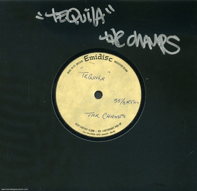 The Champs 1958 Tequila U.K. 7-inch Acetate