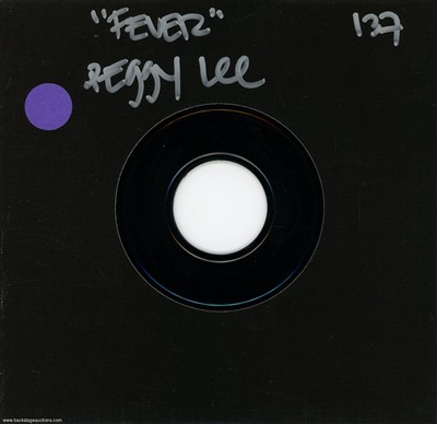 Peggy Lee 1983 Fever France 7-inch Test Pressing