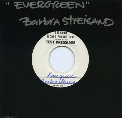 Barbara Streisand 1976 - 1981 Lot of 6 U.S. 7-inch Test Pressings
