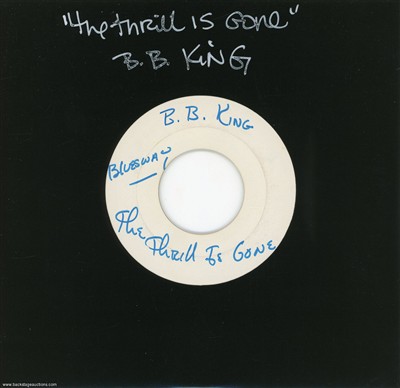B.B. King 1969 The Thrill Is Gone U.S. 7-inch Test Pressing