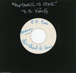 B.B. King 1969 The Thrill Is Gone U.S. 7-inch Test Pressing