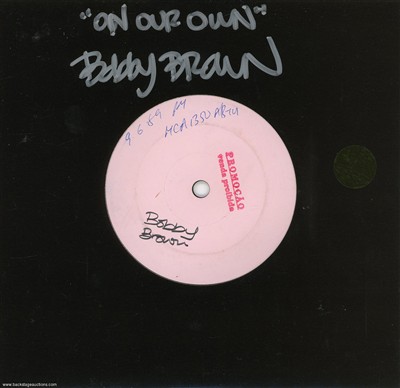 Bobby Brown 1989 On Our Own Portugal 7-inch Test Pressing