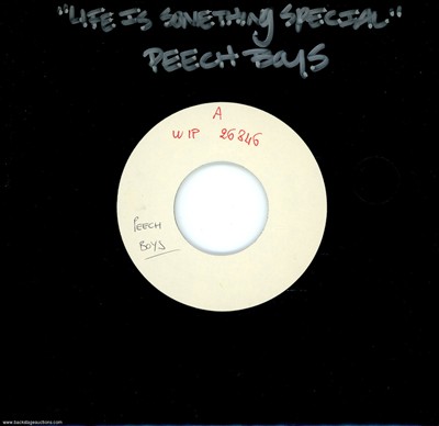 Peech Boys 1983 Life Is Something Special Italy 7-inch Test Pressing