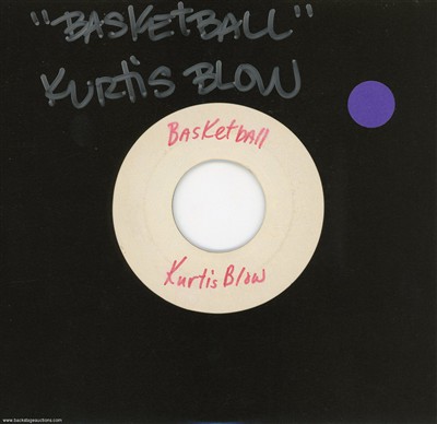 Kurtis Blow 1984 Basketball U.S. 7-inch Test Pressing 