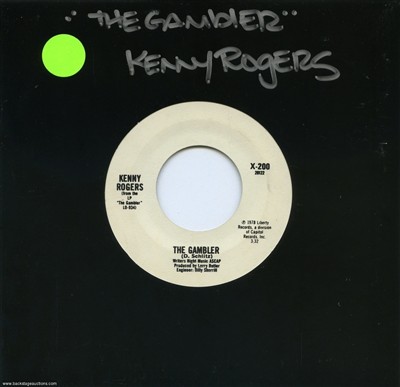 Kenny Rogers 1978 - 1983 Lot of 6 U.S. Test Pressing 7-inch Singles