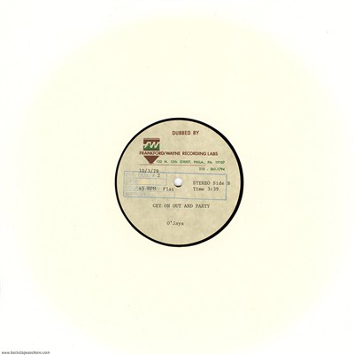 The OJays 1979 Get On Out And Party U.S. 10-inch Acetate