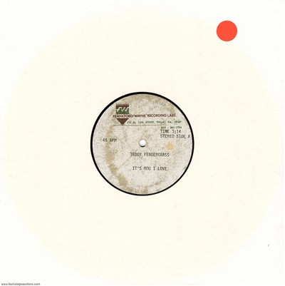 Teddy Pendergrass 1979 Its You I Love U.S. 10-inch Acetate