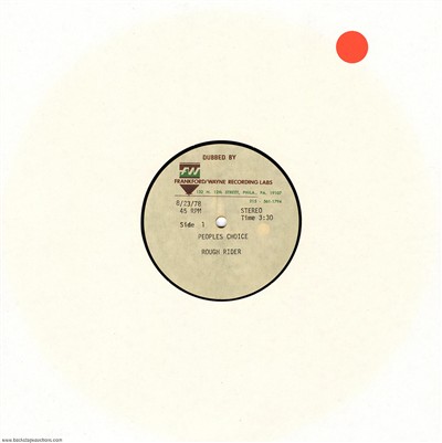 Peoples Choice 1978 Rough Ride U.S. 10-inch Acetate