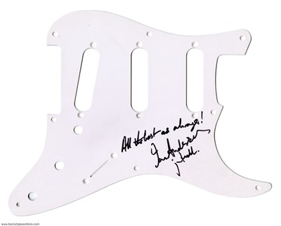 Jethro Tull Ian Anderson Signed Pickguard w/ COA