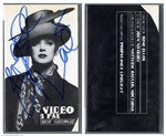 Culture Club Boy George 1995 Signed Promotional VHS Video w/ COA