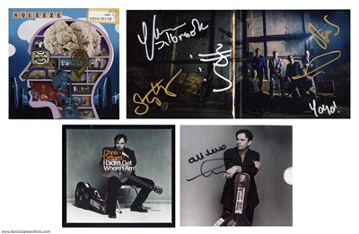 Squeeze & Chris Difford Signed CD Lot