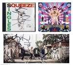 Squeeze & Glenn Tilbrook Signed CD Lot