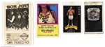 Bon Jovi 1986 - 1990 Lot of 4 Crew Laminated Backstage Passes