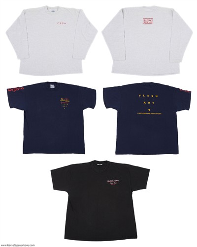 Bon Jovi 1996 These Days Tour Lot of 3 European Tour Crew T-Shirts