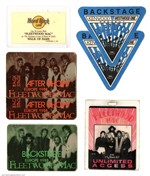 Fleetwood Mac 1987 - 1988 Tour Backstage Passes Lot