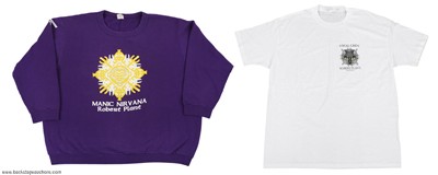 Robert Plant 1990 Manic Nirvana Tour Lot of 2 Crew Exclusive Shirts