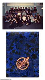 Jimmy Page & Robert Plant 1995 - 1996 Band & Crew Photo w/ Japan Tour Program