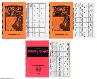 Lynyrd Skynyrd 1994 - 1995 Lot of 3 Band & Crew Tour Itineraries