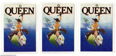 Queen 1981 South American II Tour Lot of 3 Luggage Tags