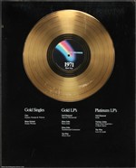 Elton John The Who Cher 1971 MCA In-House Group Award Presented To Rick Frio