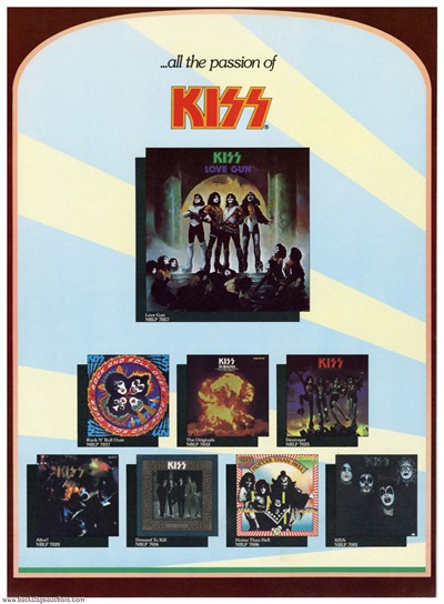 KISS 1977 Love Gun Casablanca Records Promotional Ad Billboard Magazine