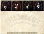 KISS 1978 Solo Albums Casablanca Records Promotional Calendar Poster 