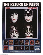 KISS 1979 Dynasty - The Return Of KISS Casablanca Records Promotional Display 