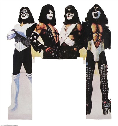 KISS 1997 Love Gun 20th Anniversary Re-Issue Promotional Store Display 