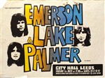 Emerson, Lake & Palmer 1970 Leeds, England Original Concert Poster