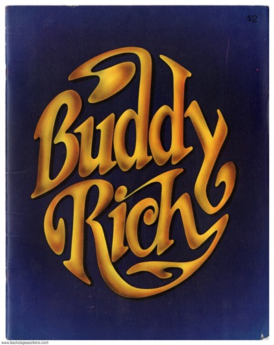 Buddy Rich 1974 Signed Official Concert Tour Program w/ COA