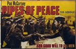Paul McCartney 1983 Pipes Of Peace Rare U.K. Promotional Subway Poster
