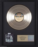 KISS Dressed To Kill RIAA Gold Record Award Presented to Peter Moose Oreckinto